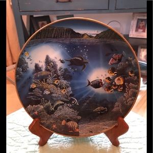 Danbury Mint Underwater Paradise Ltd. Ed. Plate
